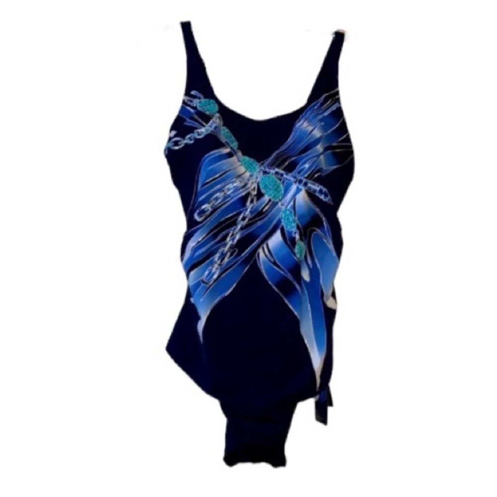TOGS Xtra One-Piece Swimsuit One-Piece Swimsuit with Tummy Control. Sz 10.  NWT!